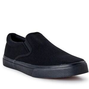 Men's Clinton Slip On Sneakers.  Black    Size 9.5.    NWT